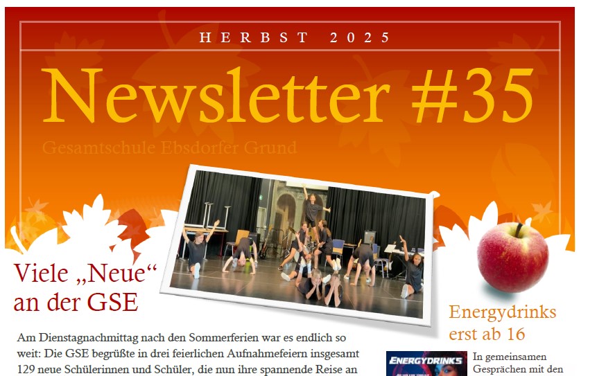 Neuer Newsletter der Schulleitung erschienen